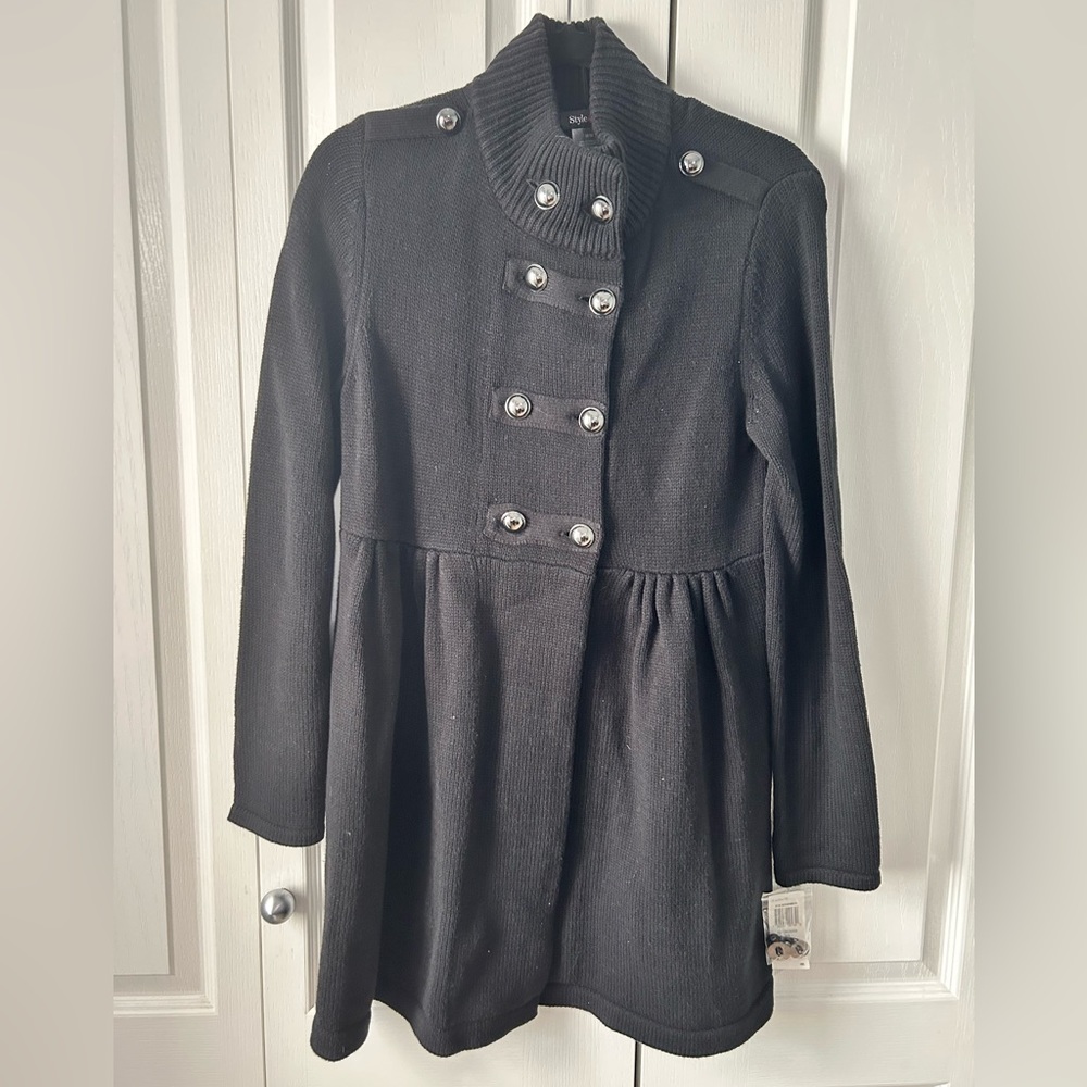 NWT Style & Co Sweater Coat